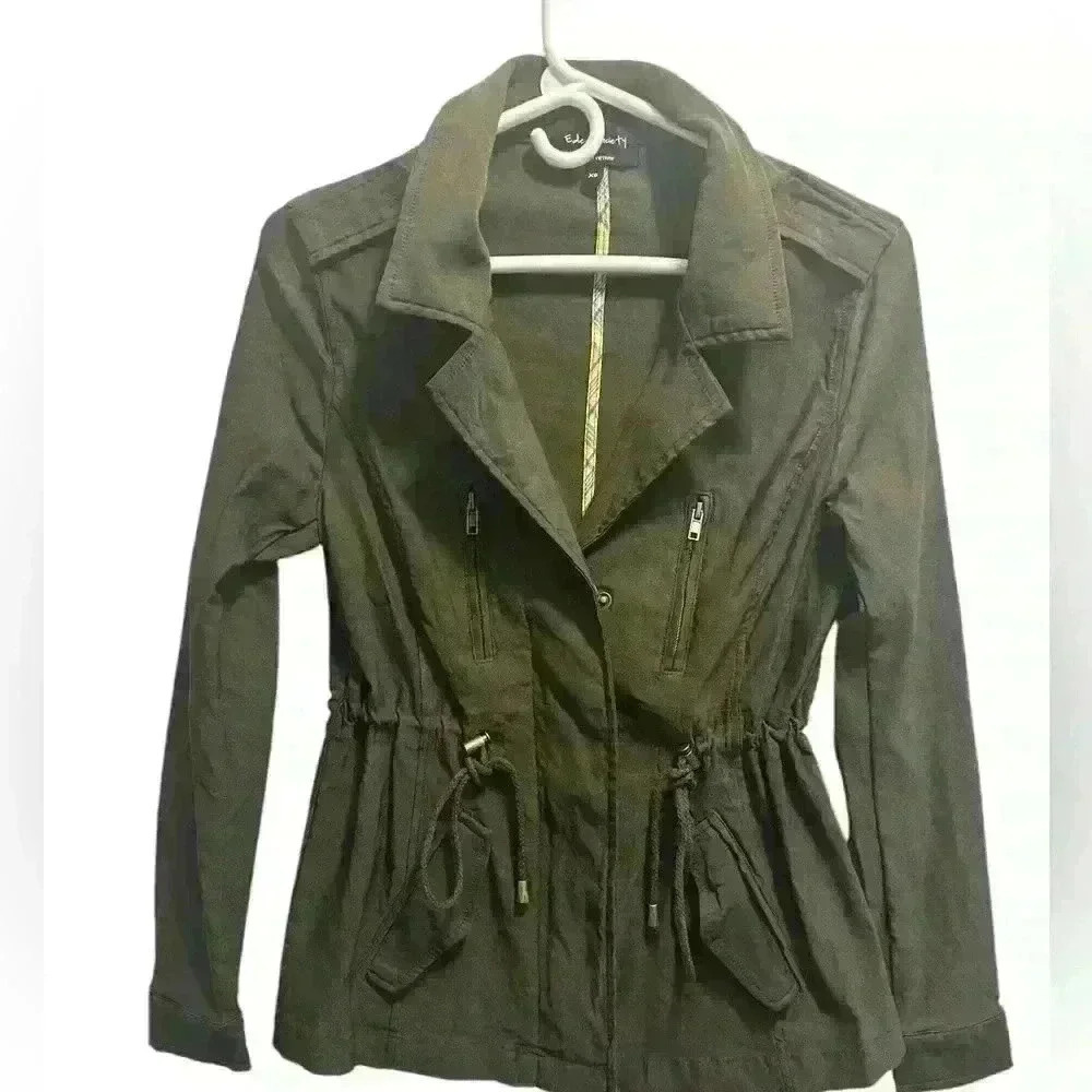 Eden Society -Women’s Laysha Cargo Jacket XS  Olive Green